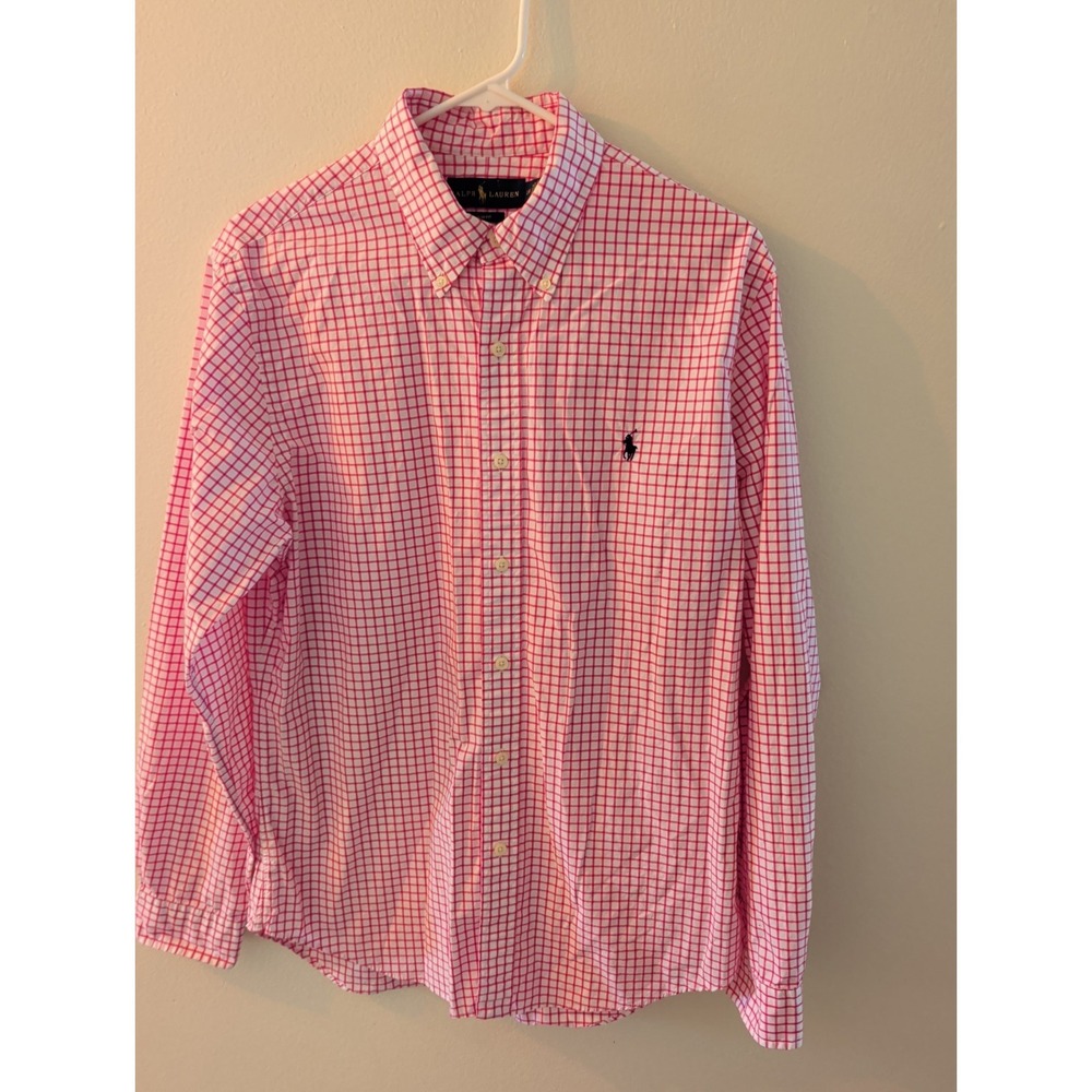 Ralph Lauren Mens LS Size L Button Up Shirt. Excellent Condition